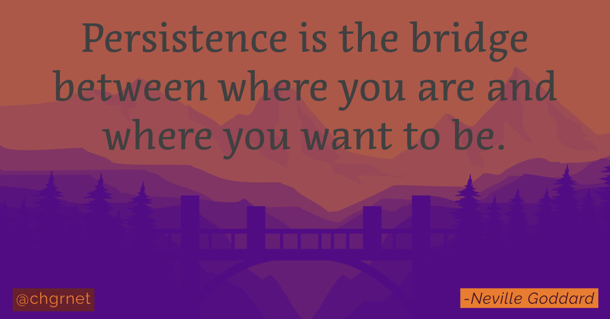 Persistence is the bridge